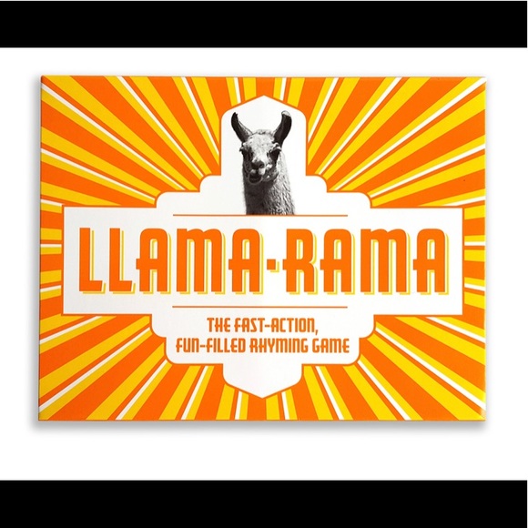 Llama Rama THE FAST-ACTION, FUN-FILLED RHYMING GAME - Picture 1 of 8